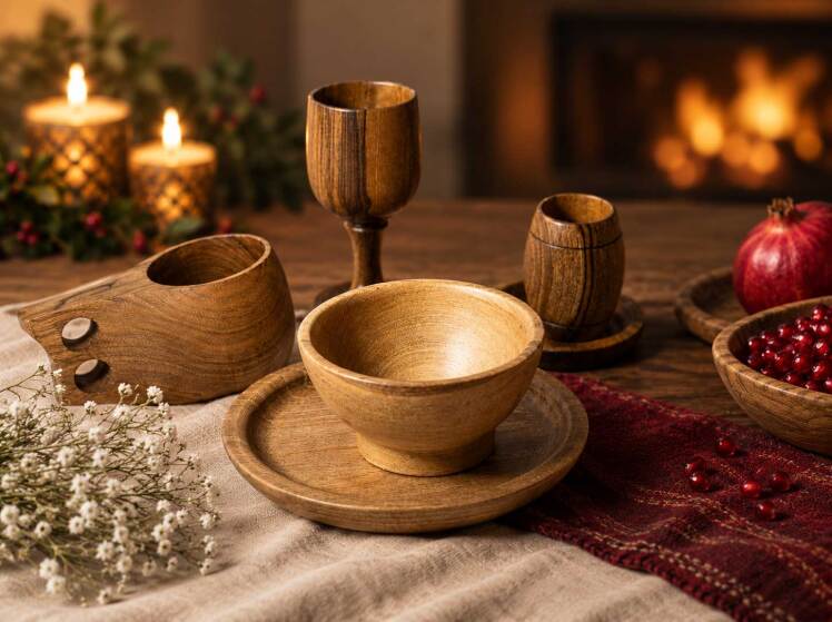 لیست هدیه شب یلدا ۱۴۰۵؛ ۱۰ ایده هدیه چوبی خاص | زد گالری