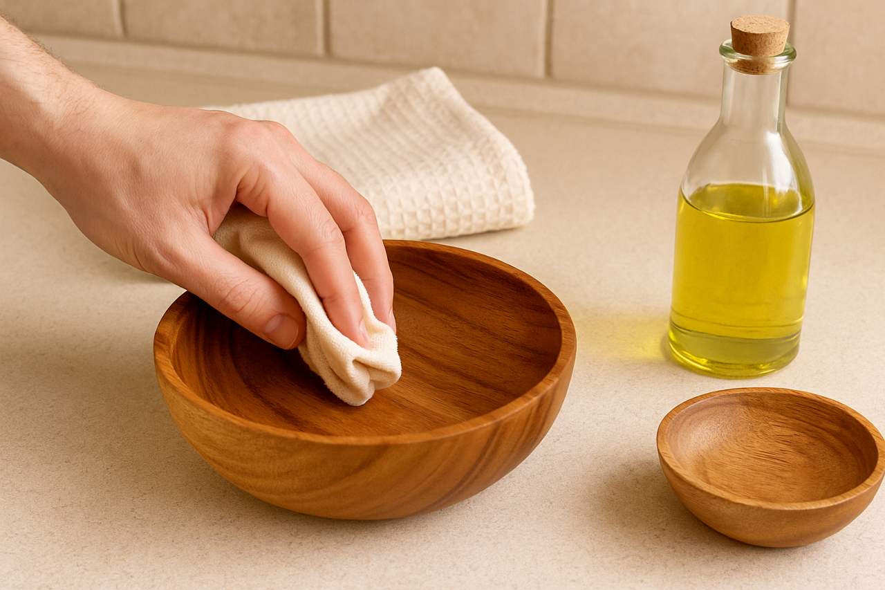 آموزش کامل روغن زدن به ظروف و محصولات چوبی (گام‌به‌گام) | زِد گالری